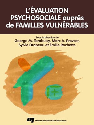cover image of L' évaluation psychosociale auprès de familles vulnérables